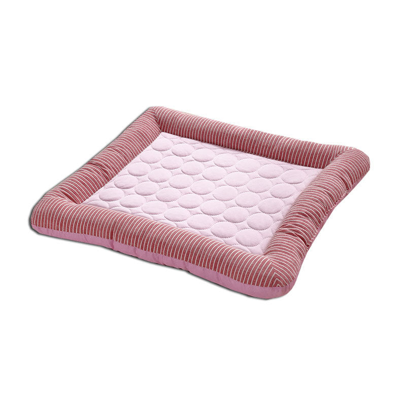 Pet Cooling Pad – Soft Ice Silk Summer Bed for Dogs & Cats