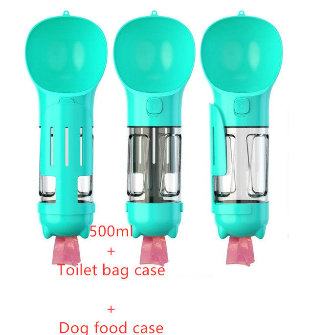 3-in-1 Portable Pet Travel Water Bottle