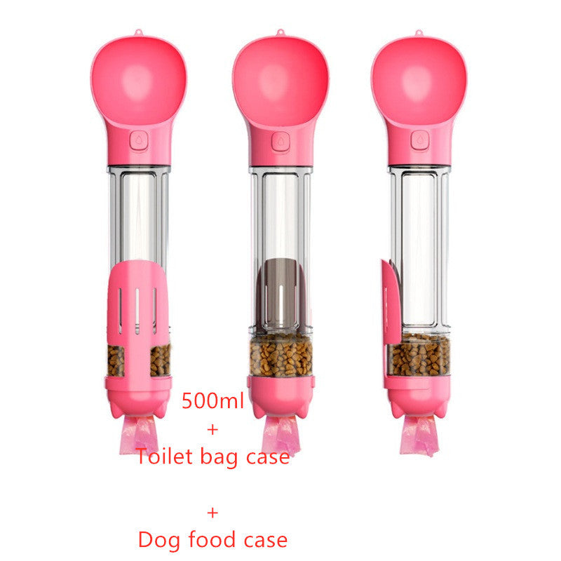 3-in-1 Portable Pet Travel Water Bottle
