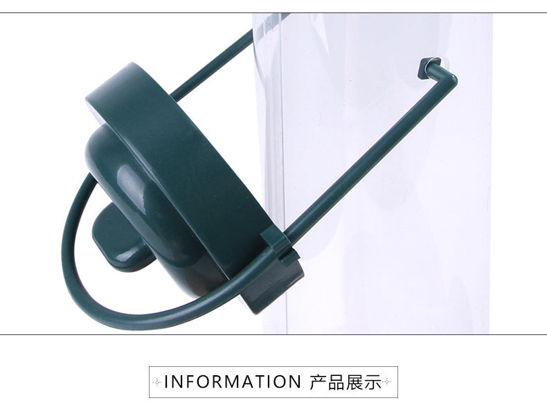 Hanging Garden Bird Feeder – Plastic Food Dispenser & Decoration