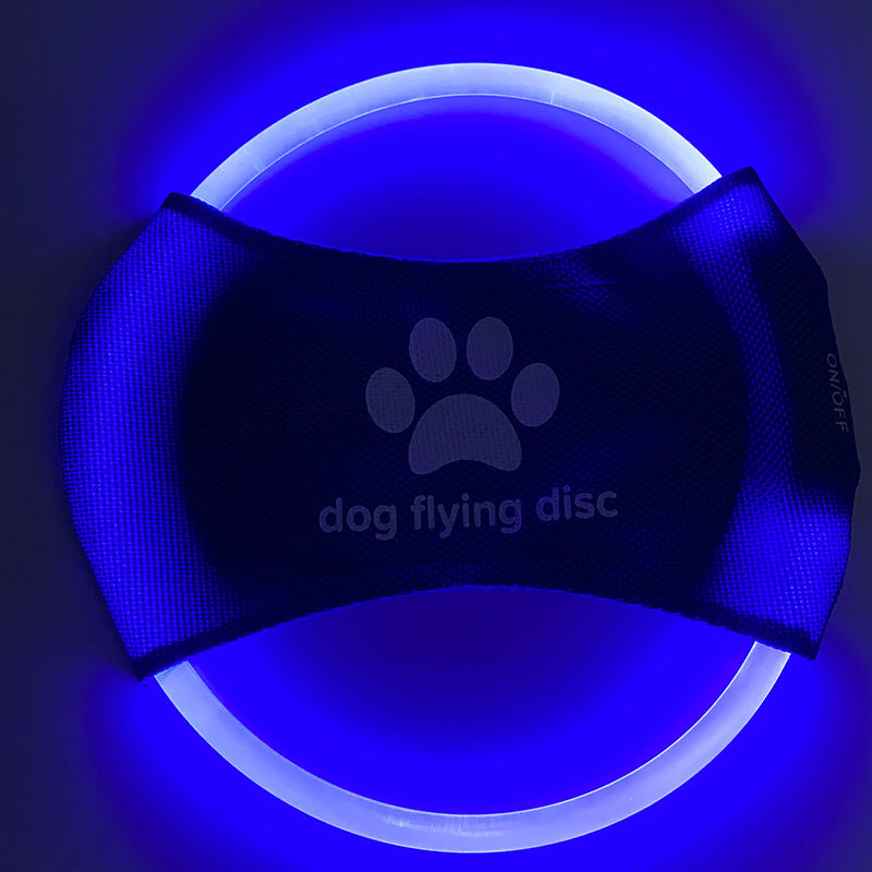 LED Glowing Dog Flying Disc Toy