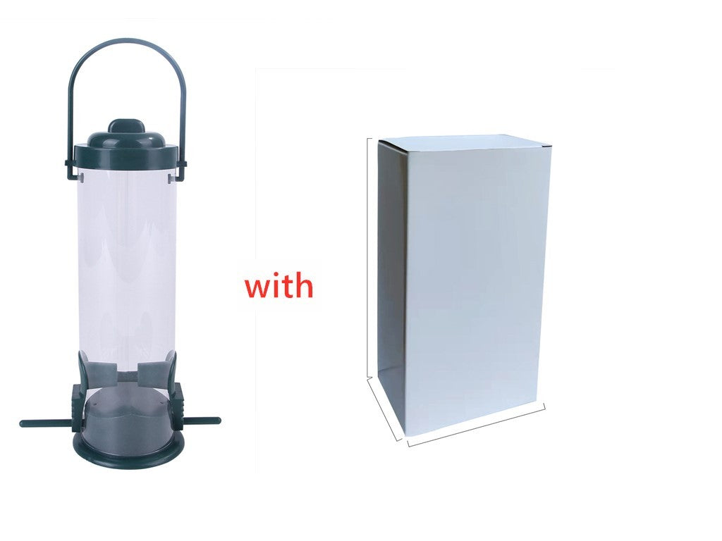 Hanging Garden Bird Feeder – Plastic Food Dispenser & Decoration