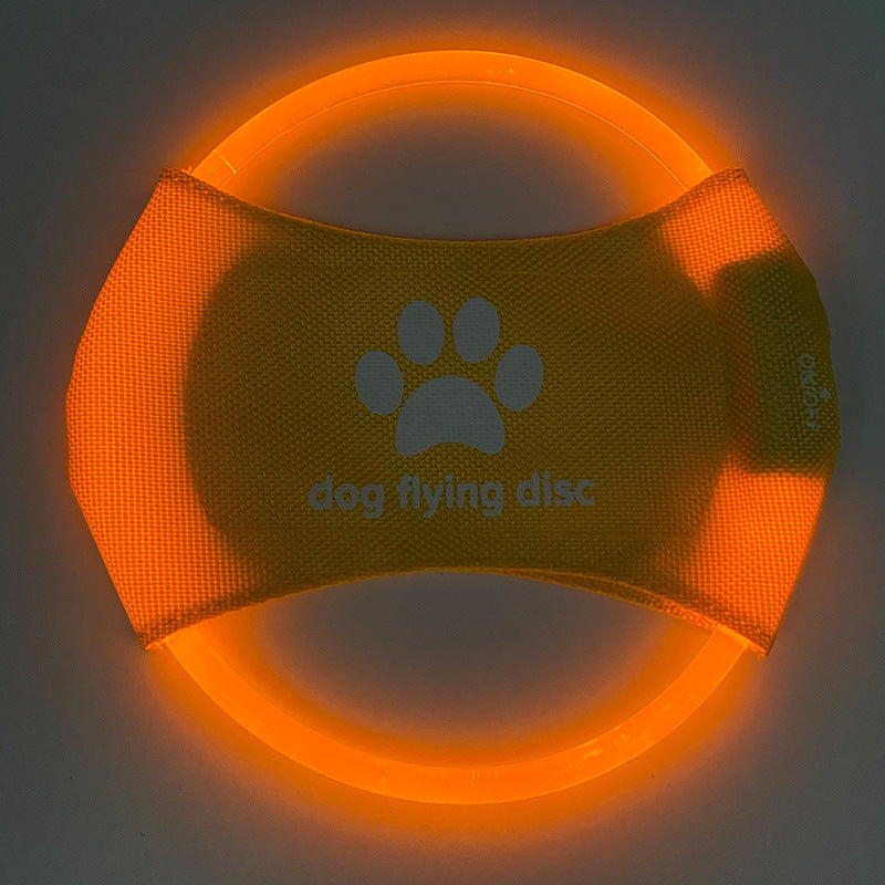 LED Glowing Dog Flying Disc Toy