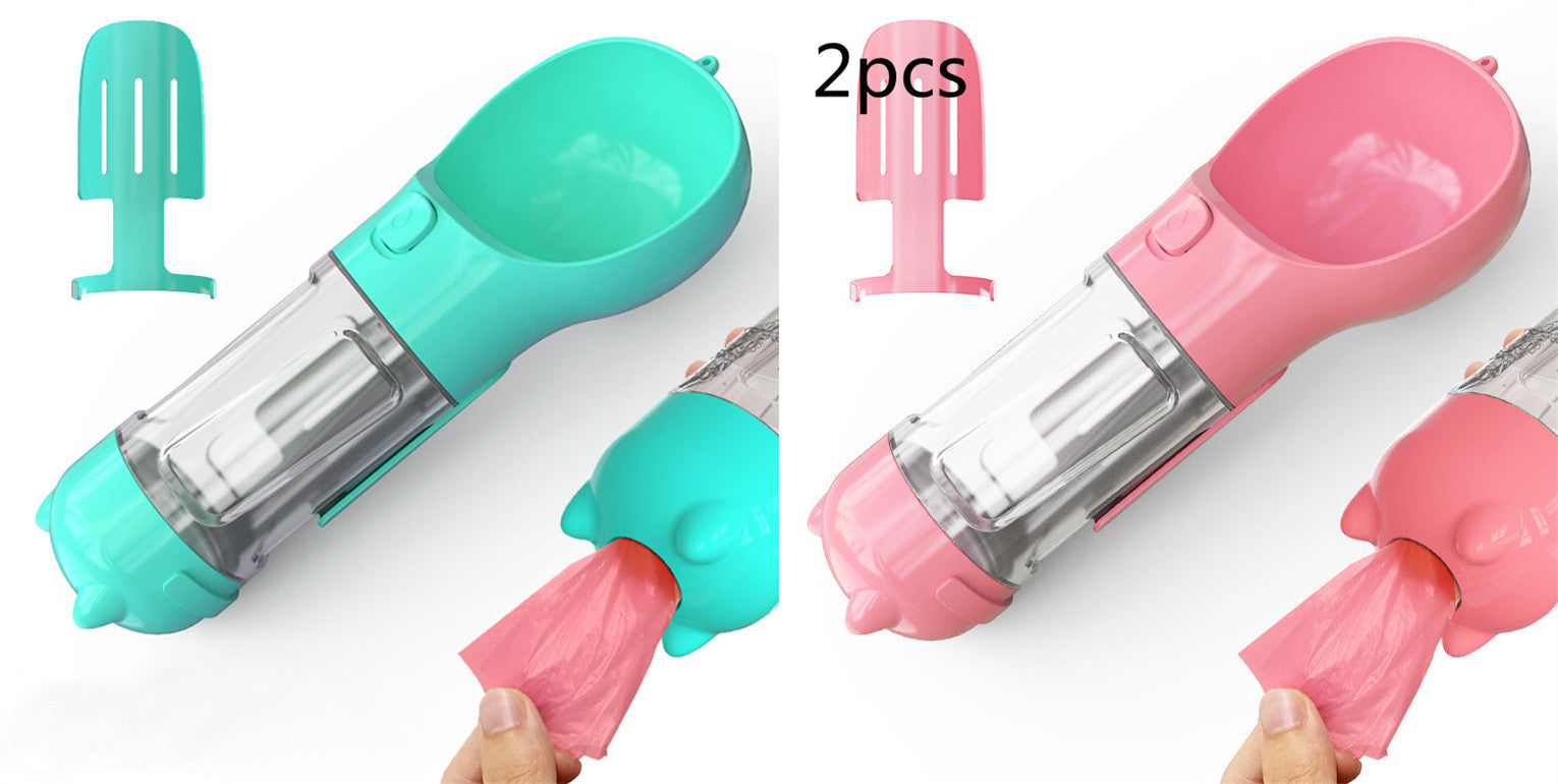 3-in-1 Portable Pet Travel Water Bottle
