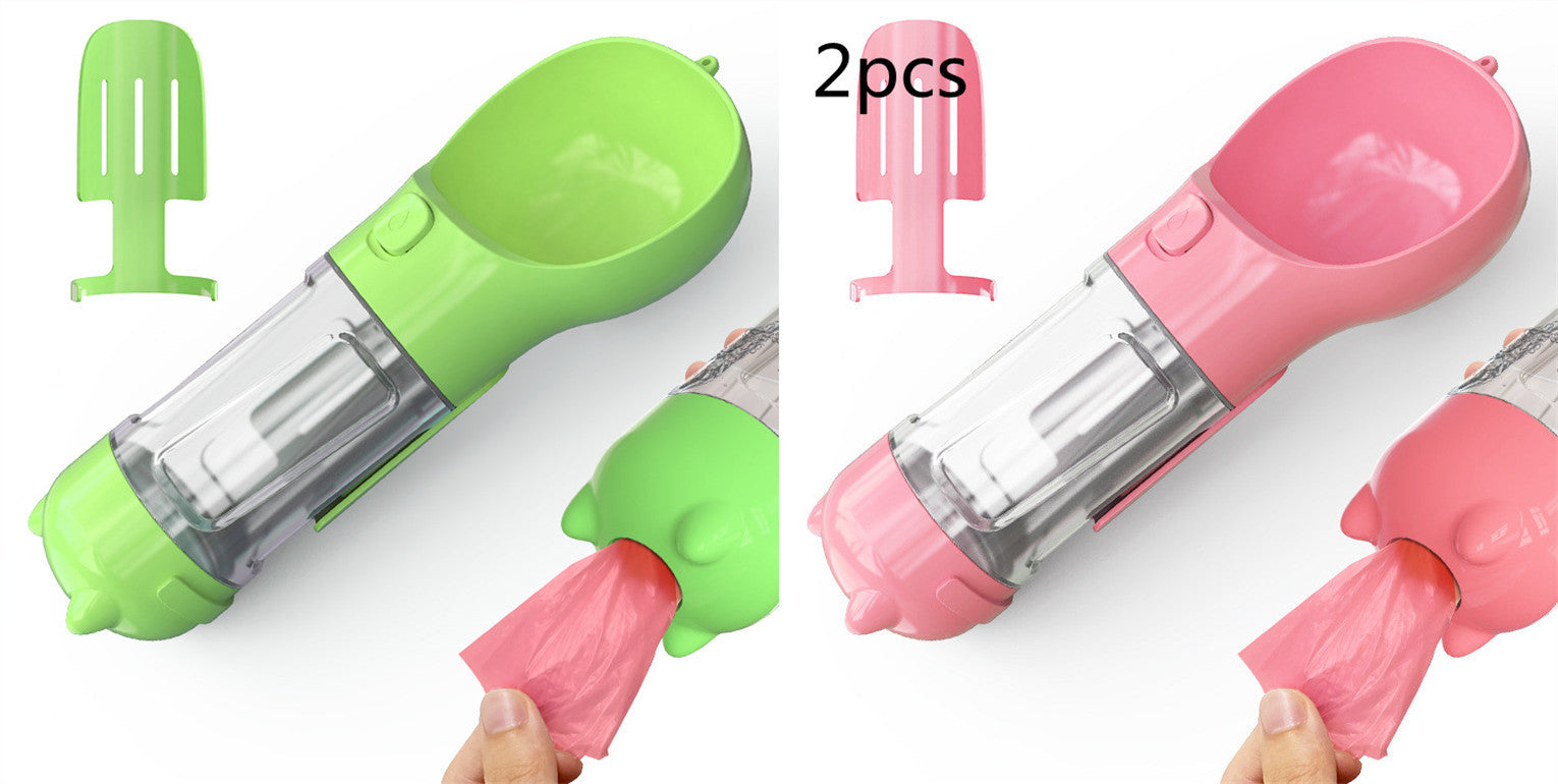3-in-1 Portable Pet Travel Water Bottle