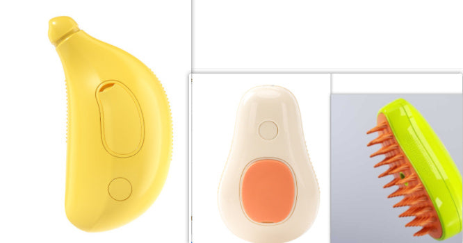 Cat Dog Grooming Comb Electric Self Cleaning Steam Cat Brush For Massage