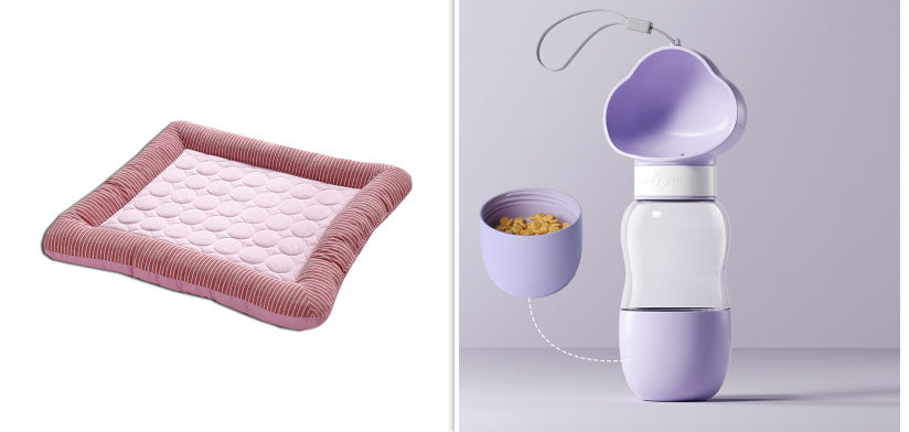 Pet Cooling Pad – Soft Ice Silk Summer Bed for Dogs & Cats