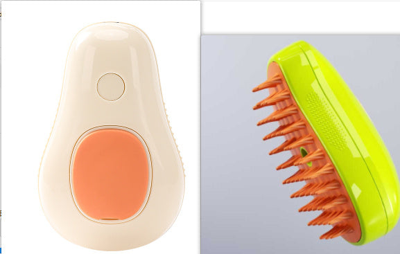 Cat Dog Grooming Comb Electric Self Cleaning Steam Cat Brush For Massage