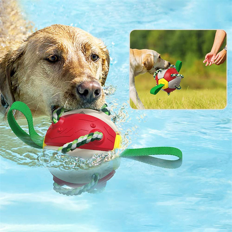 Interactive Dog Soccer Ball – Training & Play Toy for Outdoor Fun