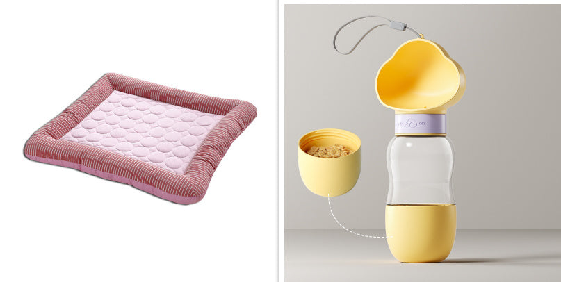 Pet Cooling Pad – Soft Ice Silk Summer Bed for Dogs & Cats